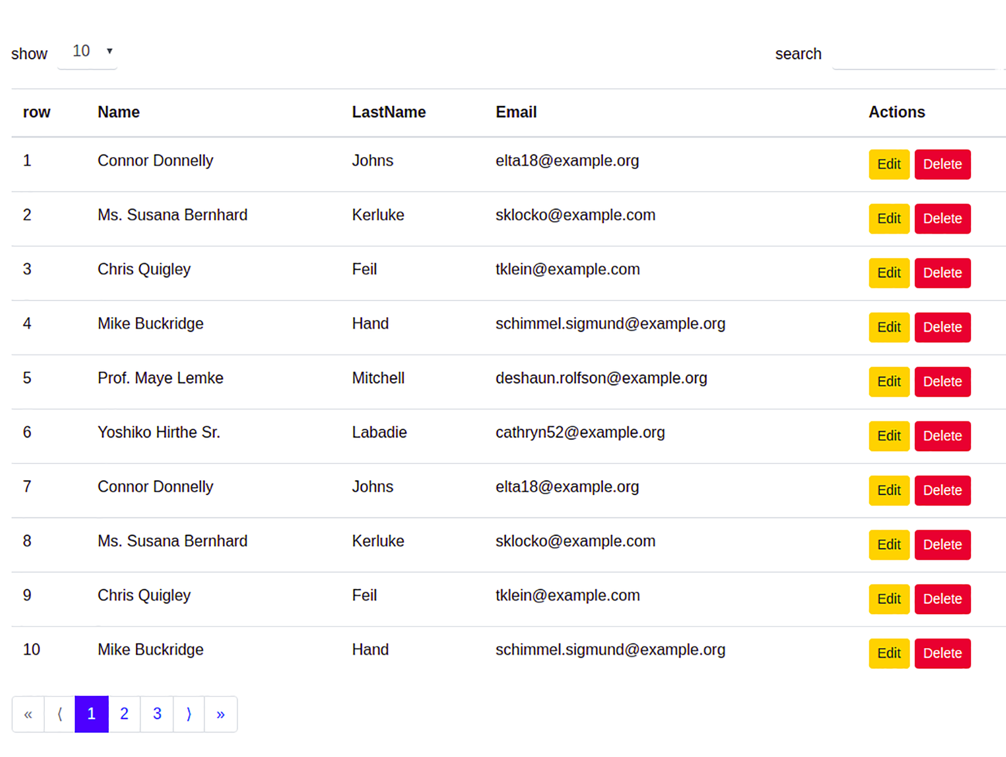 Mahdialikhani React Datatable Npm Npm Io