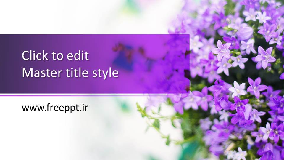 ppt template flower ppt template flower
