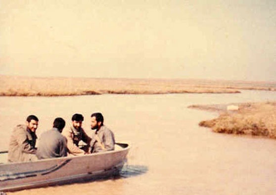 سرداران عباس هواشمی ، محسن رضایی، علی شمخانی و شهید علی هاشمی