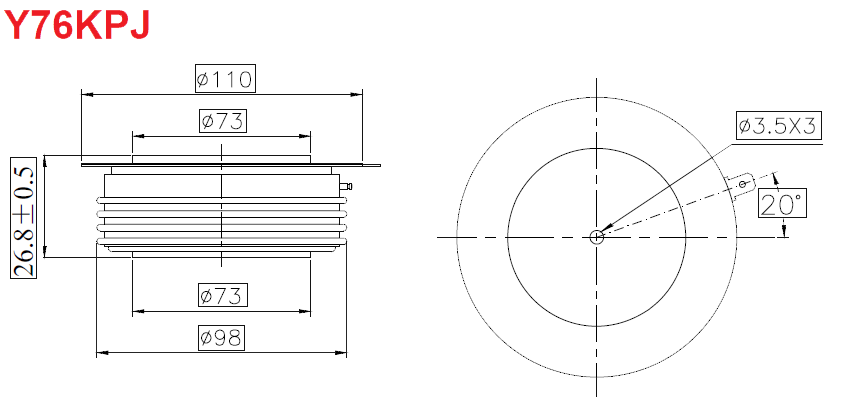 نمودار فنی تریستور دیسکی Y76kPJ