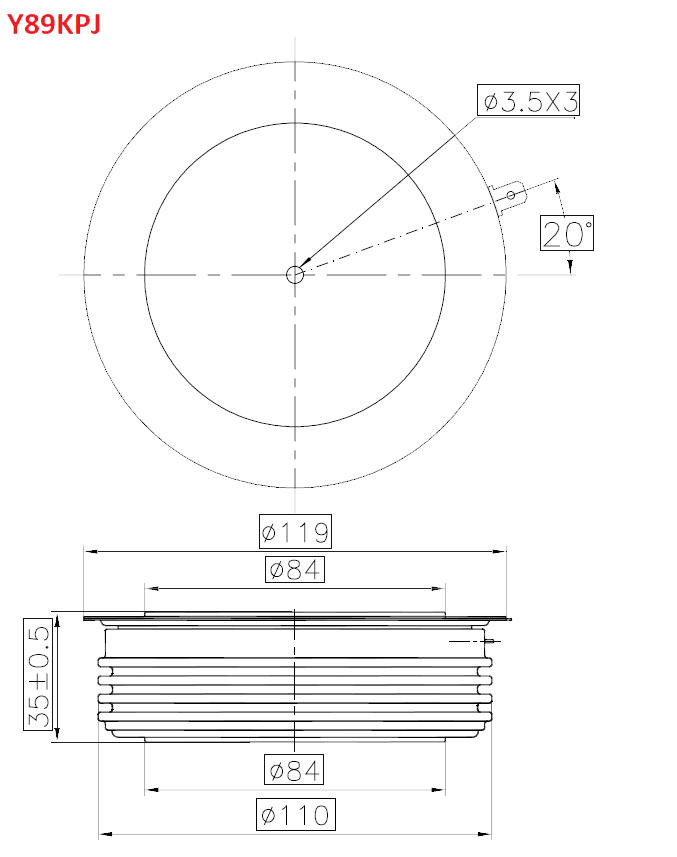 نمودار فنی تریستور دیسکی y89kPJ