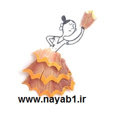 کاردستی با دوریختنی های مداد تراش کاردستی با دوریختنی های مداد تراش