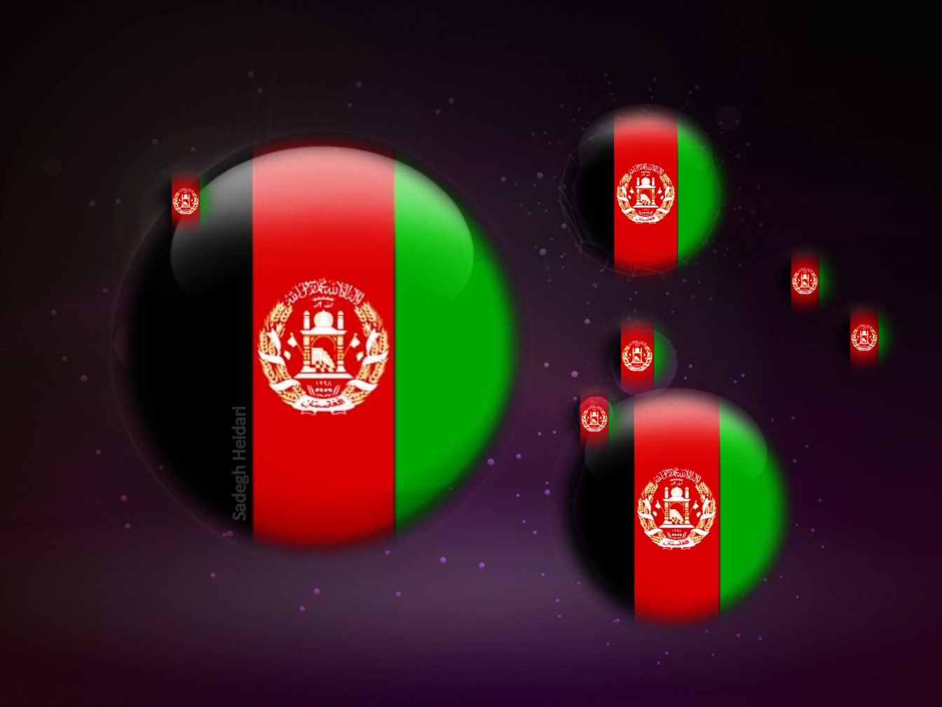 دانلود عکس بیرق افغانستان